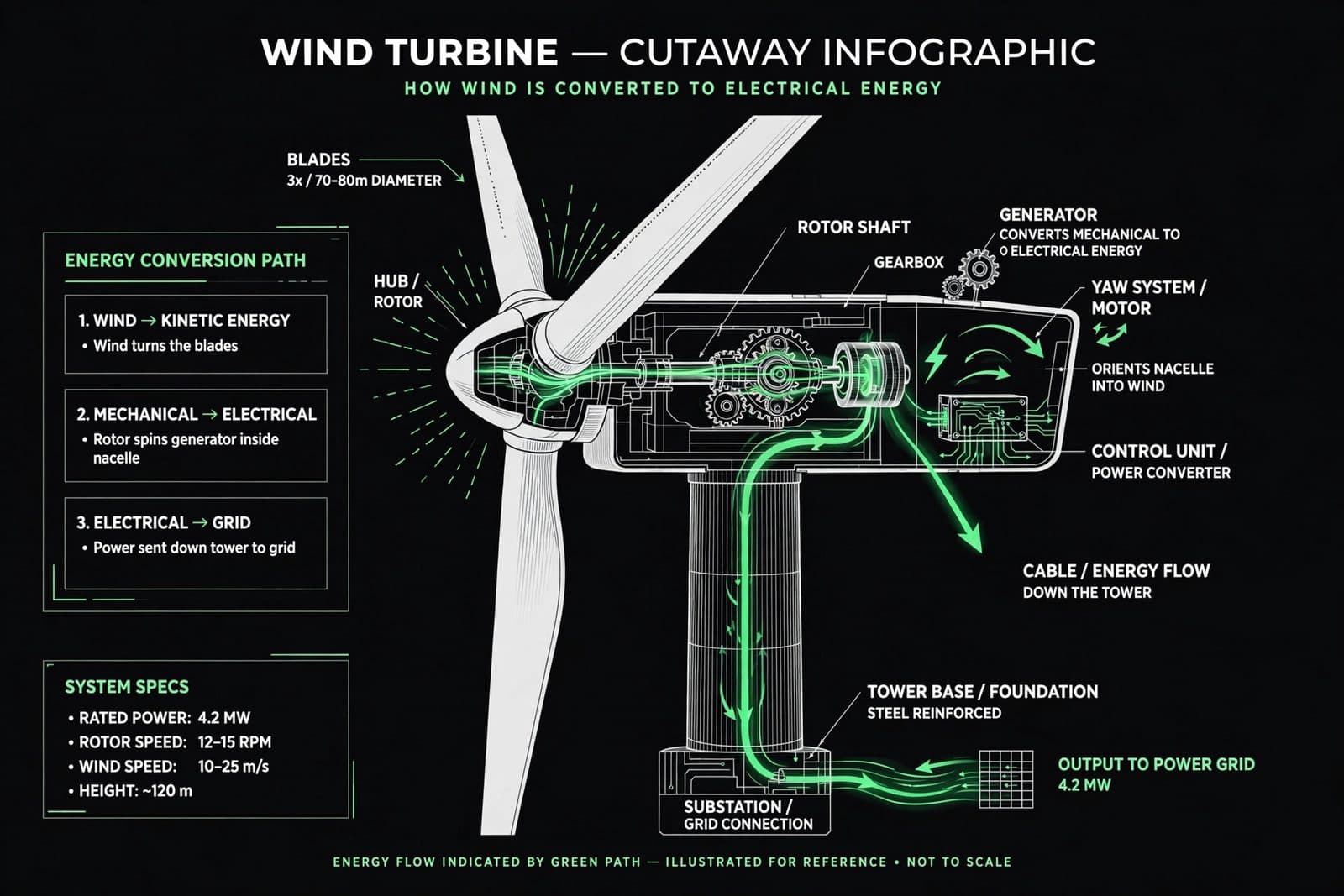How Wind Turbines Work: The 2026 Guide to the 280-Metre Giants Powering 20,000 Homes Each