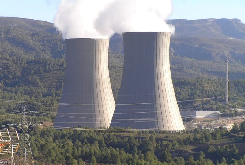 Cooling towers of the Cofrentes nuclear power plant
