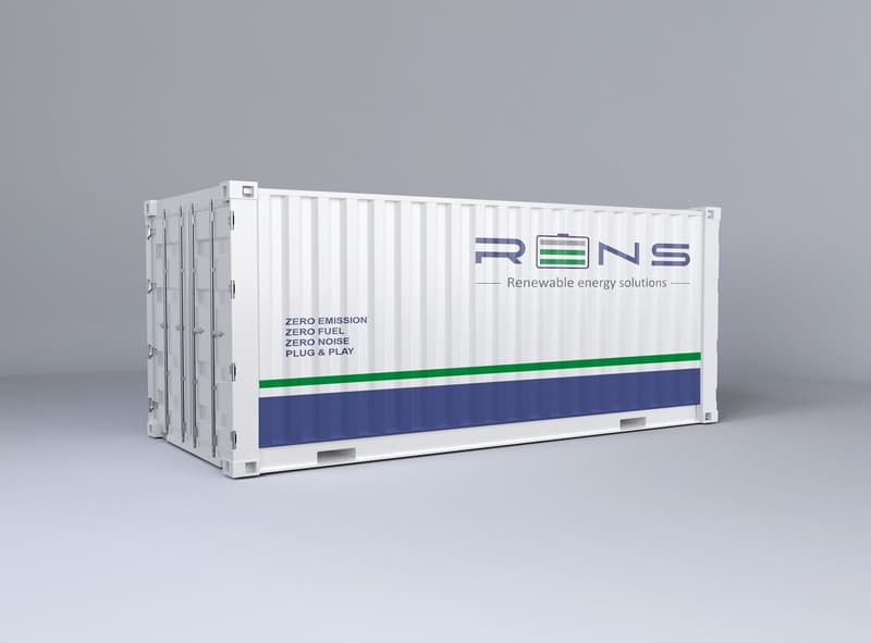 Battery storage containers at a BESS site (illustrative photo)