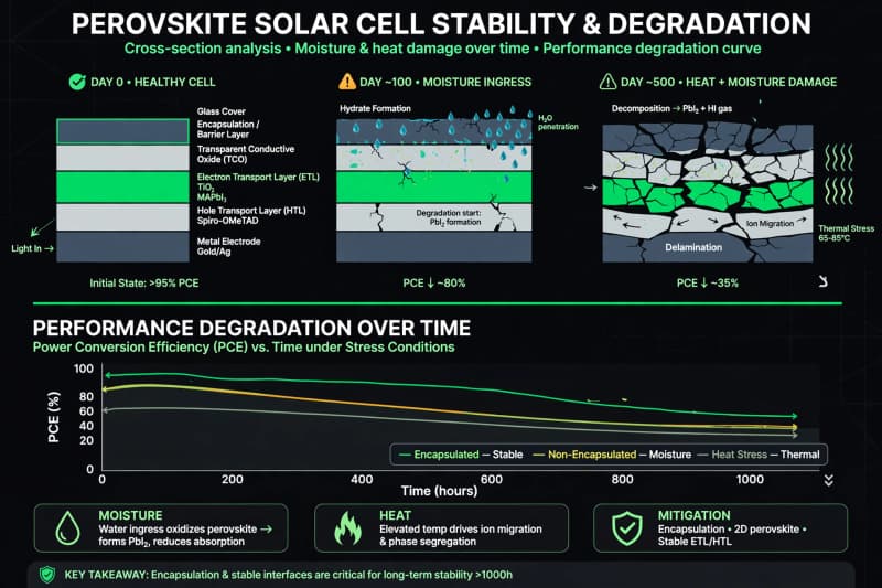 Perovskite Solar Cell Stability: The Durability Problem Holding Back Commercialization
