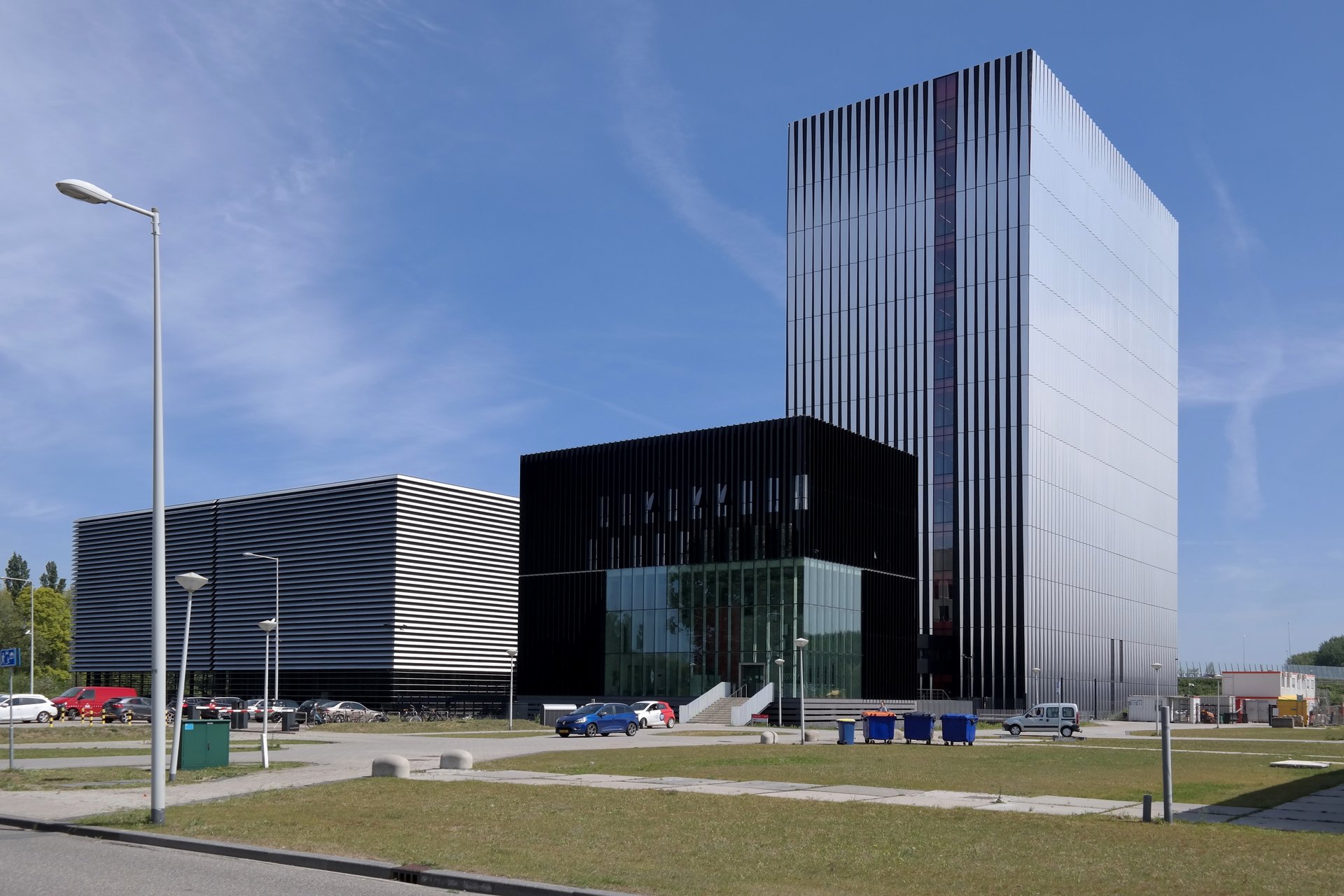 Exterior of the Equinix AM3 and AM4 data center buildings in Amsterdam (illustrative photo)